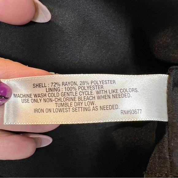 I Heart Ronson Black Casual Midi Shift Dress Plus Size XL - Picture 9 of 9